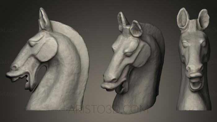 Masks and muzzles of animals (MSKJ_0046) 3D model for CNC machine